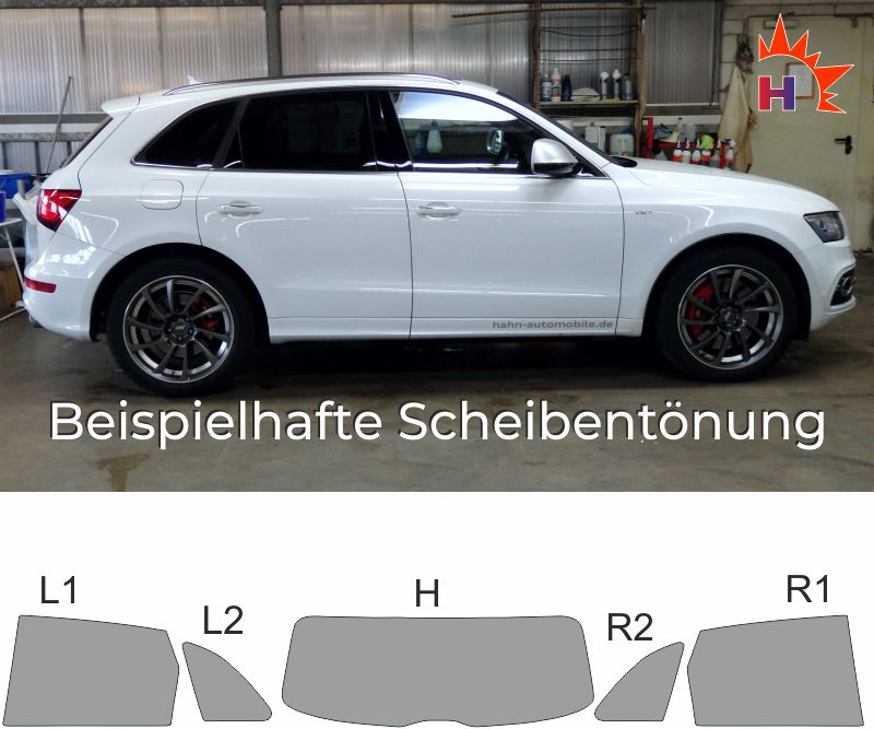 Passgenaue Tönungsfolie Für Audi A5 8T Coupe Bj.2007