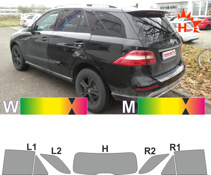 Tönungsfolie BMW 1er Passgenaue 5-Türer (E87) 2004-2011
