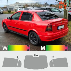 OPEL Astra G passgenaue Tönungsfolie