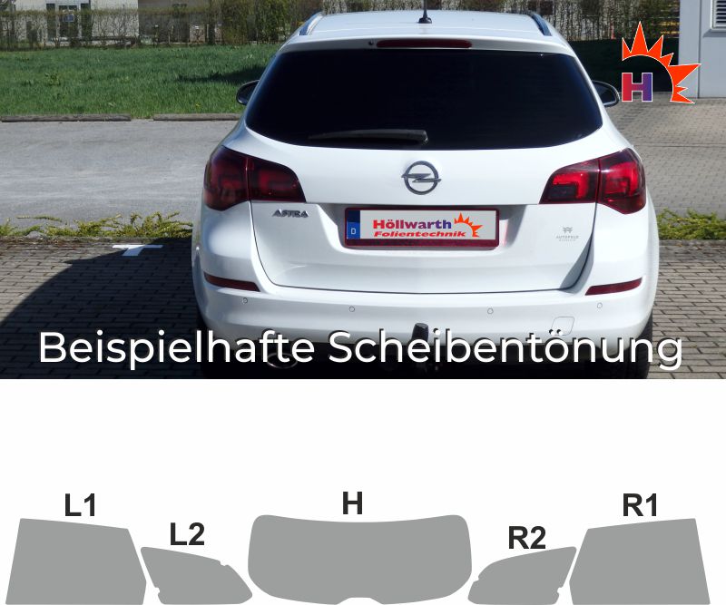 Passgenaue Tönungsfolie für Ihren OPEL Astra K Sportstourer.