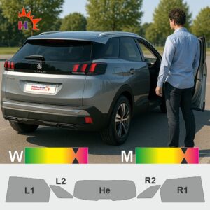 PEUGEOT 3008 II 2017 passgenaue Tönungsfolie