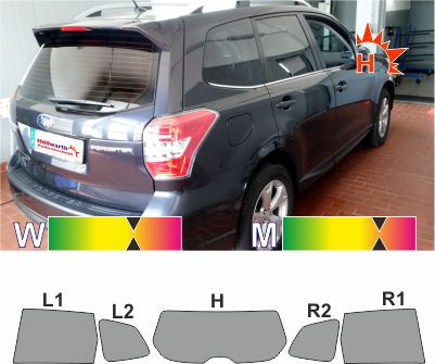 SUBARU Forester SJ ab 2013 professionell getönt