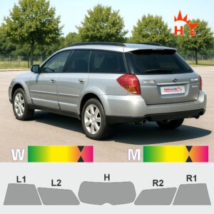 SUBARU Outback 3 BP passgenaue Tönungsfolie