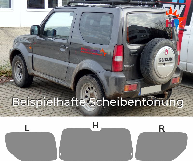 Tönungsfolie Für Suzuki Splash 5-Türen 2008-2012 - 20% Schwarz Passgenau