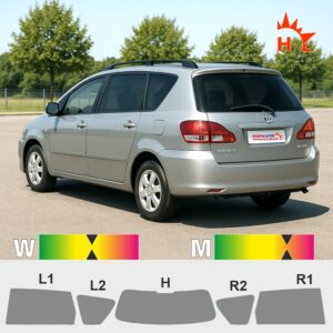 TOYOTA Avensis Verso passgenaue Tönungsfolie