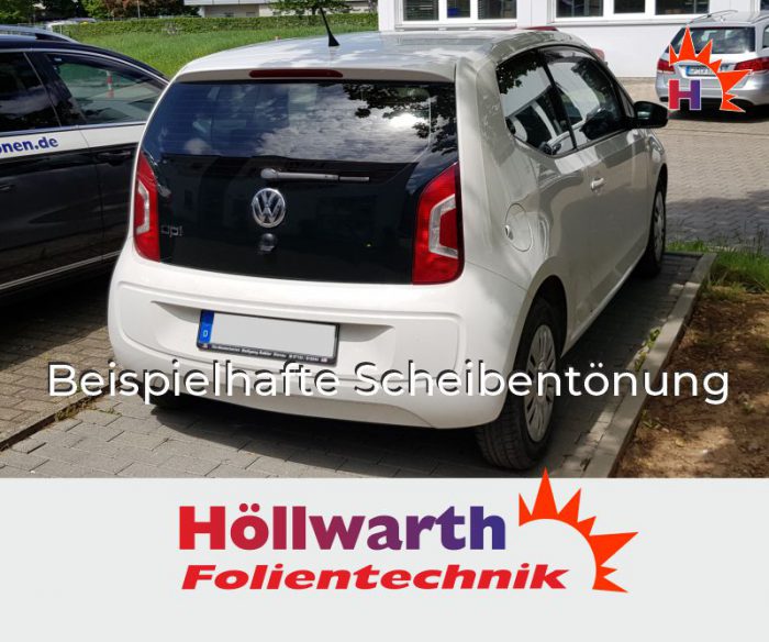 VW up! dreituerig ab 2011 und Facelift ab 2016 passgenaue Tönungsfolie