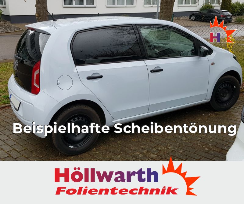 Passgenaue Tönungsfolie für den VW up! fünftürig ab 2011.