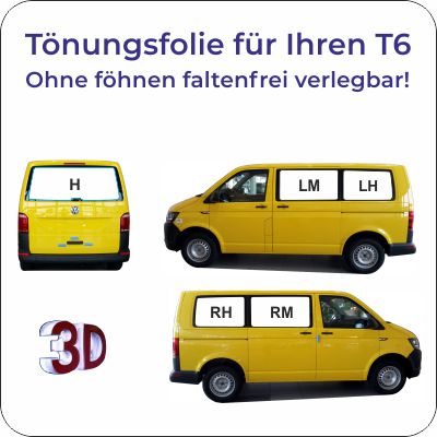 Passgenaue Tönungsfolie für den VW Polo 6 AW ab 2017.