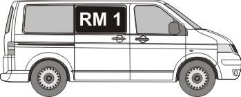 RM 1 Scheibe in der Schiebetür