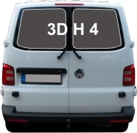 3D geformt H 4 Heckflügeltüren