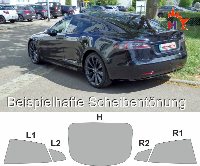 TESLA Model S professionel scheiben getoent 03