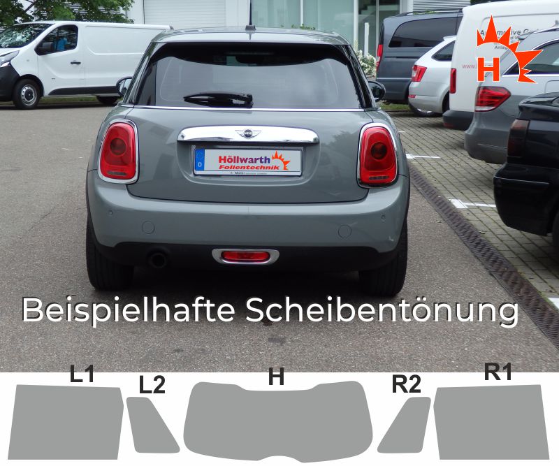Passgenaue Tönungsfolie Für Mazda 3 4-Türer Bj.2013-2019 Phantom 95