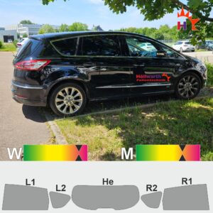 Ford S-Max ab 2015 passgenaue Tönungsfolie