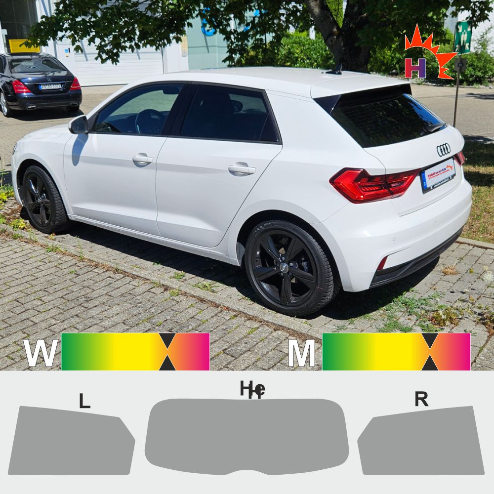 AUDI A1 GB passgenaue Tönungsfolie