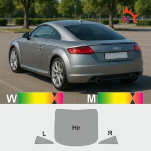 AUDI TT FV ab 2014 passgenaue Tönungsfolie