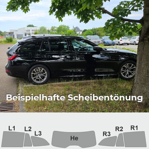 BMW 3er G21 Touring passgenaue Tönungsfolie
