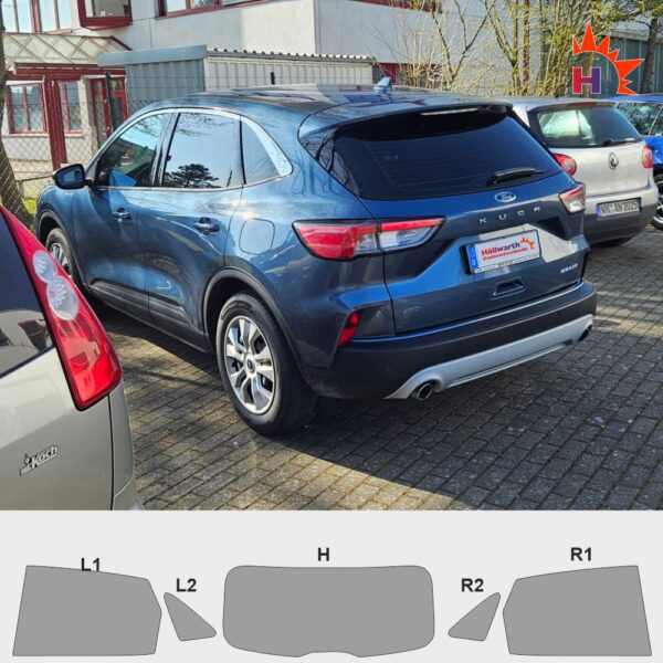 FORD Kuga 19 passgenaue Tönungsfolie