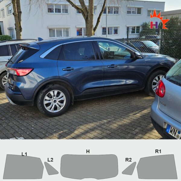 FORD Kuga 19 passgenaue Tönungsfolie
