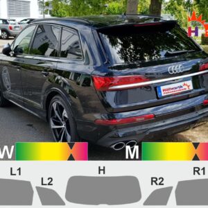 AUDI Q7 4M passgenaue Tönungsfolie