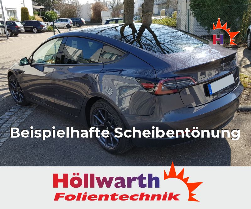 Tesla Model 3 passgenaue Tönungsfolie Tesla Model 3 passgenaue Tönungsfolie