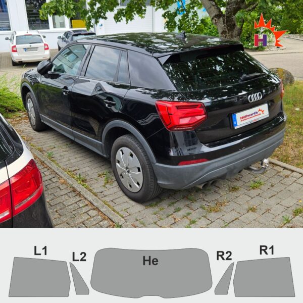 Audi Q2 2026 passgenaue Tönungsfolie