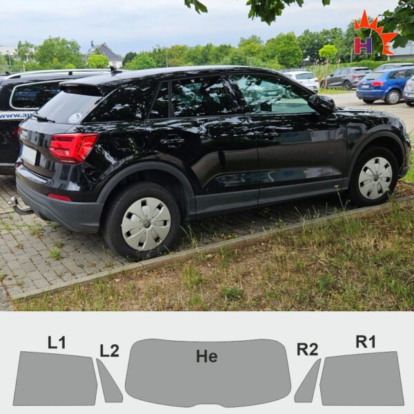 Audi Q2 2026 passgenaue Tönungsfolie