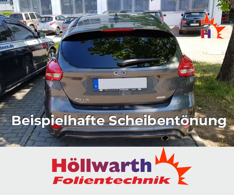Solar Screen Tönungsfolie Für Ford Focus III Kombi 2010-2018 - Black 75