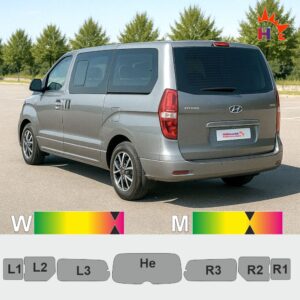 HYUNDAI H-1 2018 passgenaue Tönungsfolie