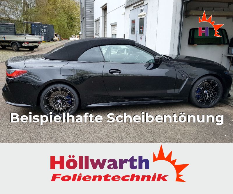 BMW 4er G23 Cabriolet passgenaue Tönungsfolie