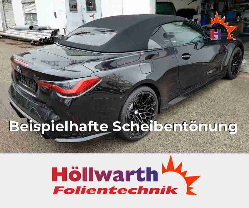 BMW 4er G23 Cabriolet passgenaue Tönungsfolie