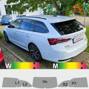 SKODA Octavia IV Kombi passgenaue Tönungsfolie