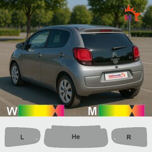 CITROEN C1 II passgenaue Tönungsfolie