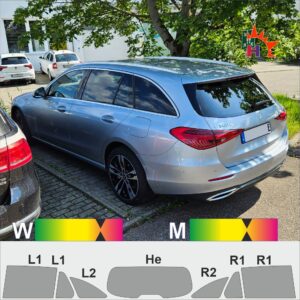 MERCEDES C-Klasse S206 passgenaue Tönungsfolie
