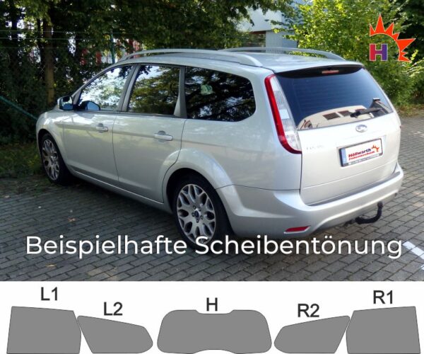 FORD Focus 04 Tournier 2004 bis 2010 passende Tönungsfolie – Bild 4
