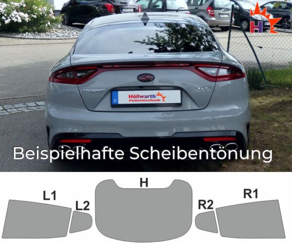 KIA Stinger ab 2017 passende Tönungsfolie – Bild 5