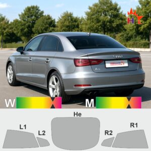 AUDI A3 8V Limousine Passgenaue Tönungsfolie