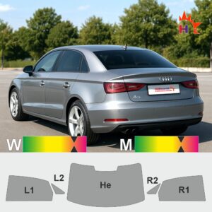 AUDI A3 8V Limousine passgenaue Tönungsfolie