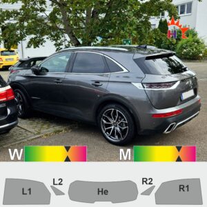 DS 7 Crossback passgenaue Tönungsfolie