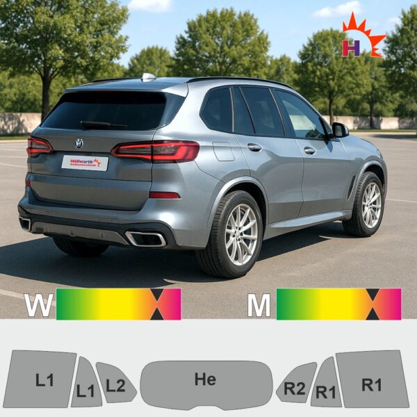 BMW X5 G05 passgenaue Tönungsfolie