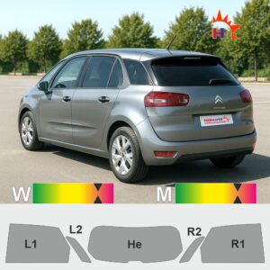 CITROEN C4 Picasso passgenaue Tönungsfolie