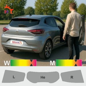 Renault Clio V 2019 passgenaue Tönungsfolie