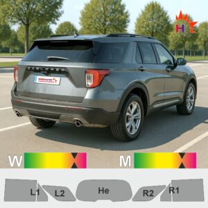 FORD Explorer 2019 passgenaue Tönungsfolie