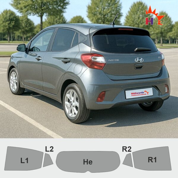 HYUNDAI I10 III 2019 passgenaue Tönungsfolie
