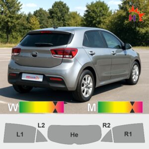 KIA Rio 4 passgenaue Tönungsfolie