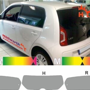 SEAT Mii fünftürig passgenaue Tönungsfolie
