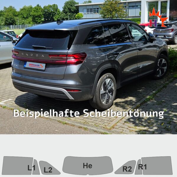 SKODA Kodiaq II passgenaue Tönungsfolie