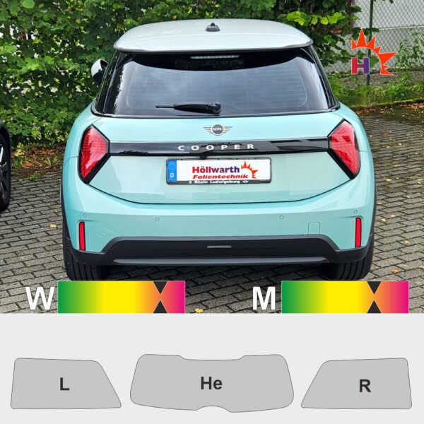 Mini F66 Cooper S passgenaue Tönungsfolie