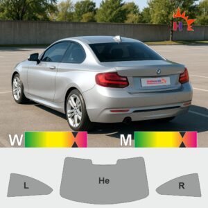 BMW 2er Coupe F22 passgenaue Tönungsfolie