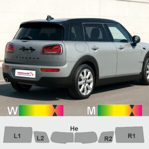 Mini F54 Clubman passgenaue Tönungsfolie