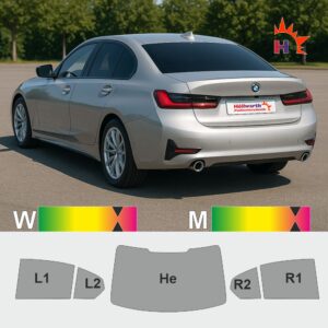 BMW 3er G20 Limousine passgenaue Tönungsfolie